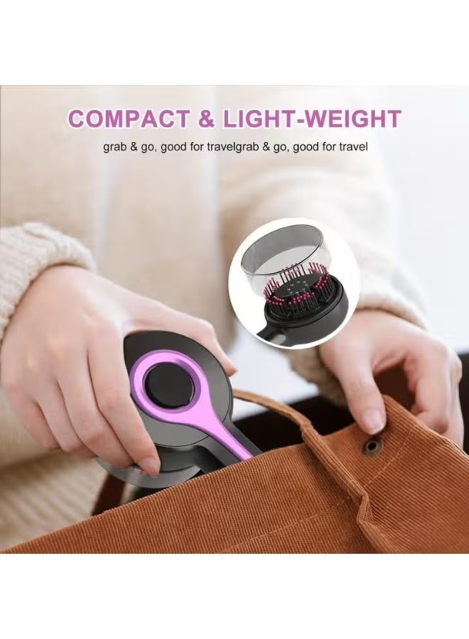 Electric scalp massager and oil dispensing comb, red light massage brush for hair growth, IPX7 waterproof electric oil diffuser, scalp massager for dry and wet hair, multi-colored - Image 2