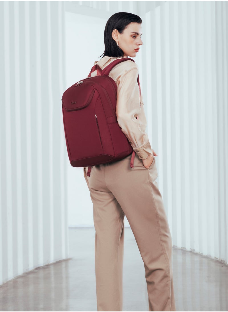 Chantria Premium Durable Lightweight Laptop Backpack for Women Water Resistant Multifunctional Daypack for Casual Office School Travel, CB00638-Burgundy  - Image 5