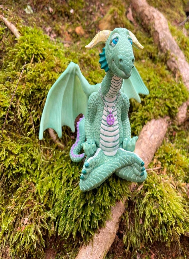 سفاري تمثال تنين السلام من شركة سفاري المحدودة - تمثال تنين بلاستيكي مقاس 3.75 بوصة - لعبة أسطورية للأولاد والبنات والأطفال من سن 4 سنوات فما فوق - Image 4