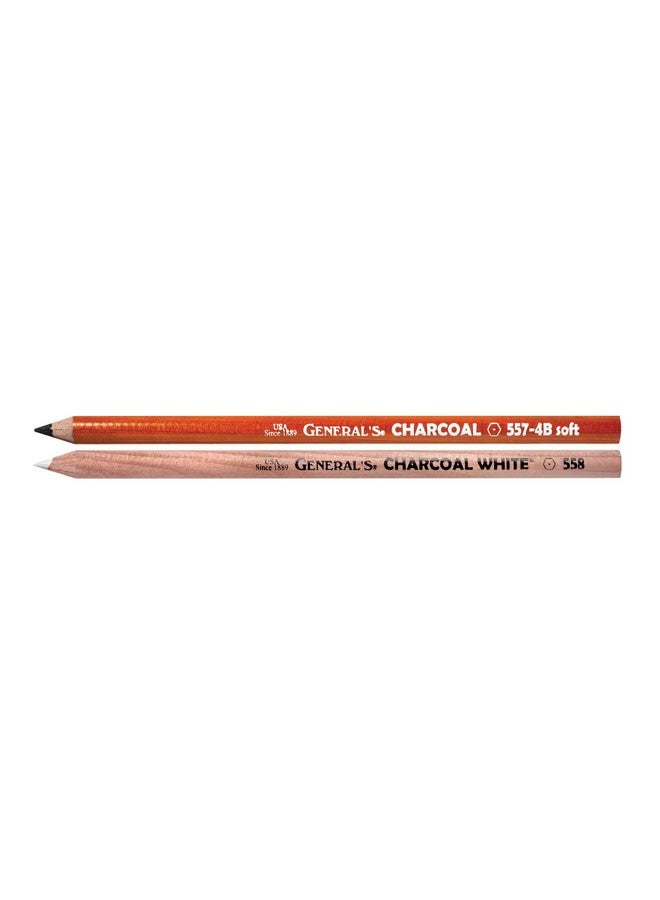 General's Charcoal Pencil Kit, Assorted Hardness, Set of 5 - Image 4