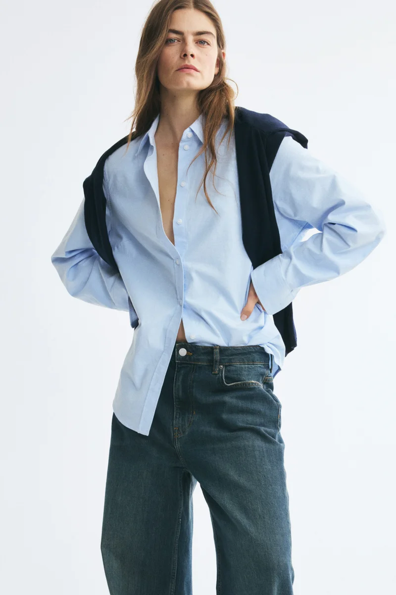 H&M  Straight Regular Waist Jeans for Women | Best Price UAE
