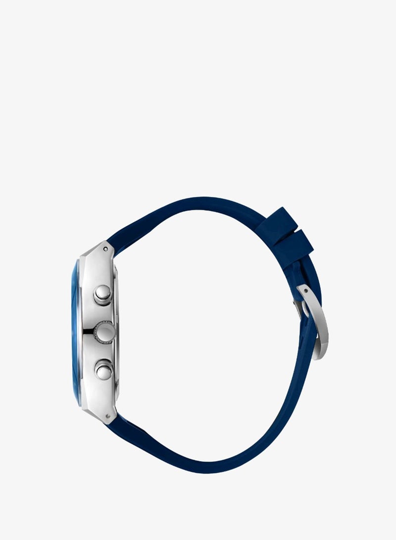 Lee Cooper ساعة متعددة الوظائف للرجال من السيليكون LC08088.399 - 42 مم - Image 3
