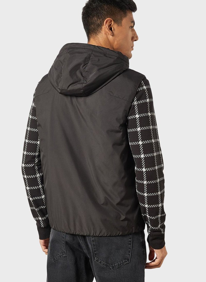 CALVIN KLEIN Hooded Zip-up Vest - Image 2