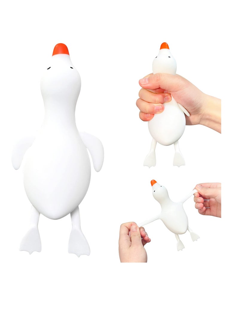 KASTWAVE 2 Pack Duck Squishy Stress Ball, Cute Animal Squish Squeeze Ball for Kids Party Favors, Classroom Prizes, Birthday Gift, Relieve Anxiety for Adults and Kids - Image 1