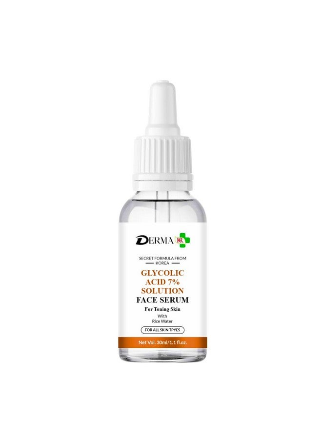 DERMAKR DERMA KR Glycolic acid 7% solution Face Serum For Women & Men -30ml - Image 1