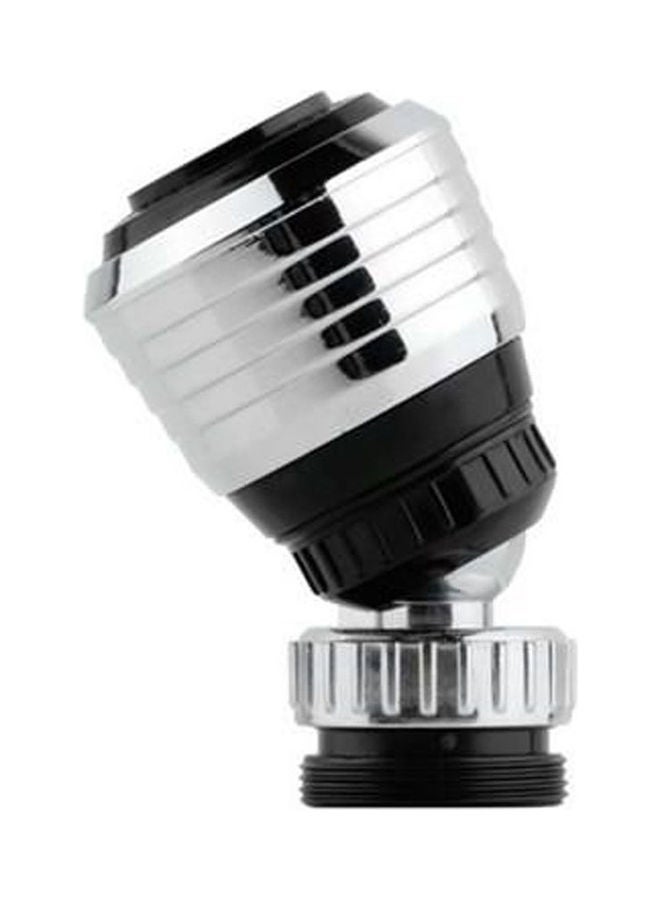 NIBEMINENT Home Kitchen Water Tap Aerators Saving Male/Female Filter Faucet Bathroom Diffuser Sprayers Silver/Black - Image 1