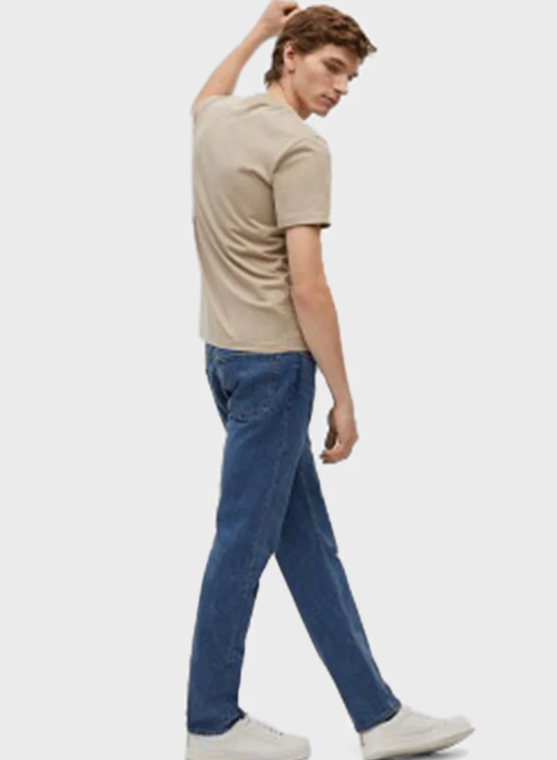 Mango Man Essential Crew Neck T-Shirt