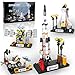 Sciencow Space Exploration Shuttle Toys for Boys STEM Aerospace Building Kit Toy with Rocket Space Shuttle Moon Buggy and Satellite Best Gifts for 6 7 8 9 10 Year Old Boys 415 PCS - Image 2