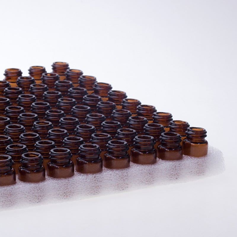 Essential Oil Bottle Packed In Box 1ml 2ml 3ml Brown Glass Ball Bottle Dropper Bottle 100 Gift Box Sets 100Pcs Glass Vials Mini Essential Oil Bottles Amber Glass Bottle - Image 5