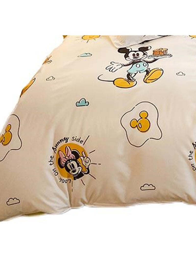 4pcs bedding set 2 pillowcases 1 quilt cover 1 bed sheet four-piece set with creative and fashionable styling - Image 4