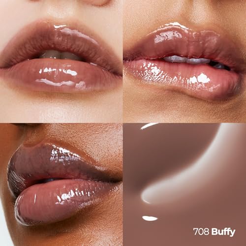 Laka Fruity Lip Glotioner 10ml033 floz Lip Gloss with High Shine Vivid Colors Jelly tip for Hygienic Easy Application KBeauty 708 Buffy - Image 3