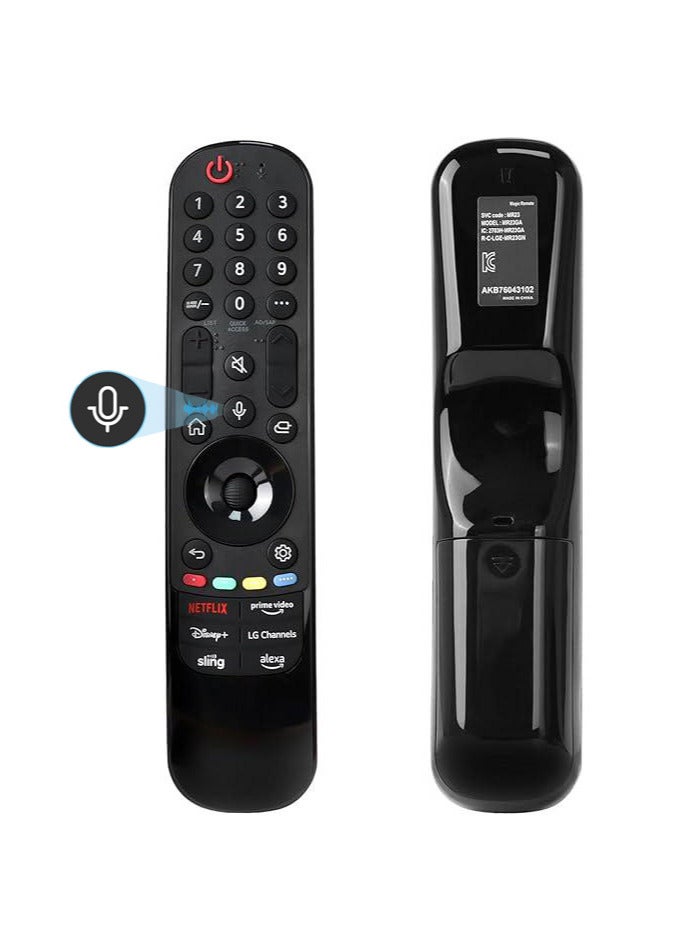 Anmi MR23 Replacement Magic Remote Control for LG-TV-Remote Compatible for All LG with Voice Function Smart OLED QNED UHD 4K 8K TVs