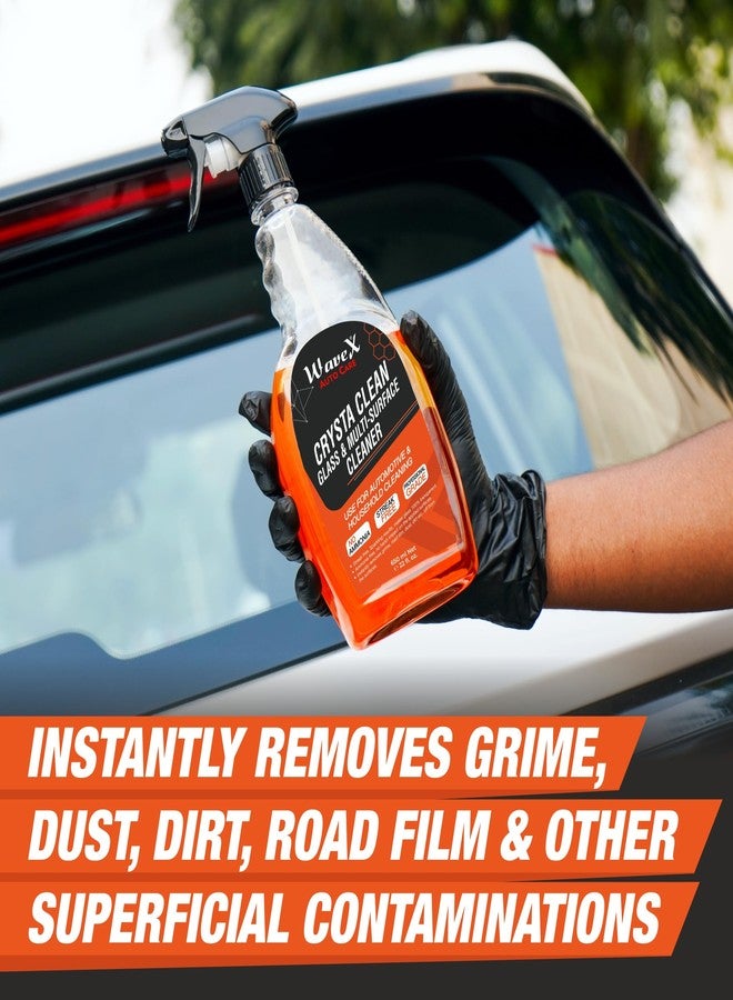 Wavex Car Glass Cleaner Crysta Clean 650 ml | Multi Surface Professional Grade Automotive Glass Cleaner - Image 3