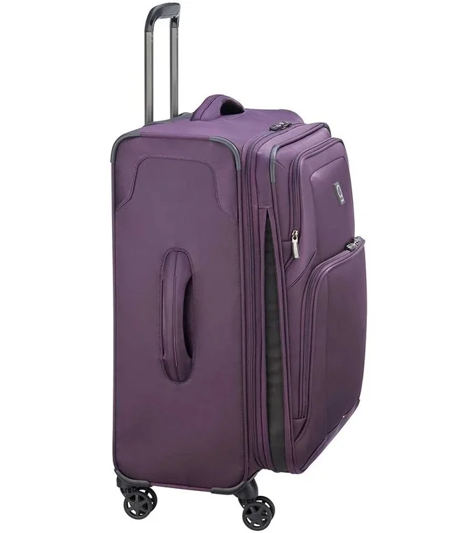DELSEY Paris 70 Optimax Lite 70 Cm Softcase 4-Double Wheeled Expandable Check-In Luggage Trolley - Purple  | Best Price UAE