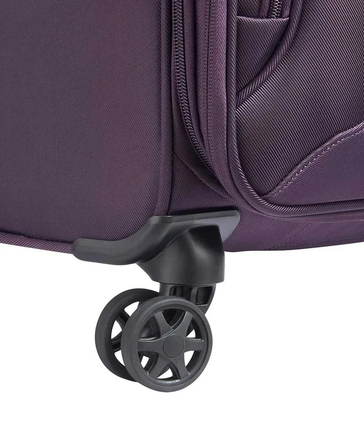 DELSEY Paris 70 Optimax Lite 70 Cm Softcase 4-Double Wheeled Expandable Check-In Luggage Trolley - Purple  | Best Price UAE