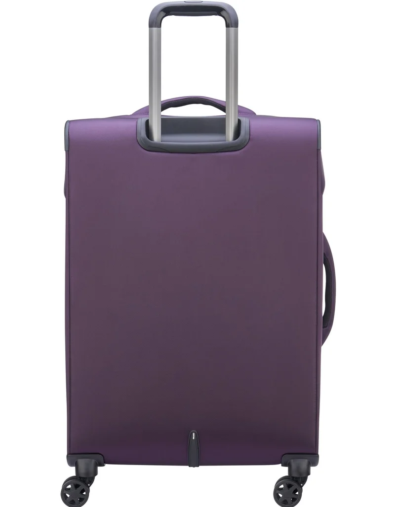 DELSEY Paris 70 Optimax Lite 70 Cm Softcase 4-Double Wheeled Expandable Check-In Luggage Trolley - Purple  | Best Price UAE
