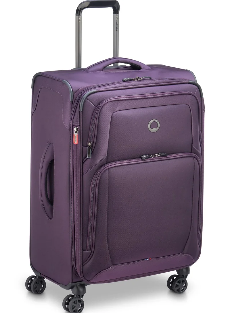 ديلسي _باريس حقيبة سفر ترولي أوبتيمكس لايت 68.5 سم سوفت كيس بعجلات مزدوجة قابلة للتوسيع - بنفسجي