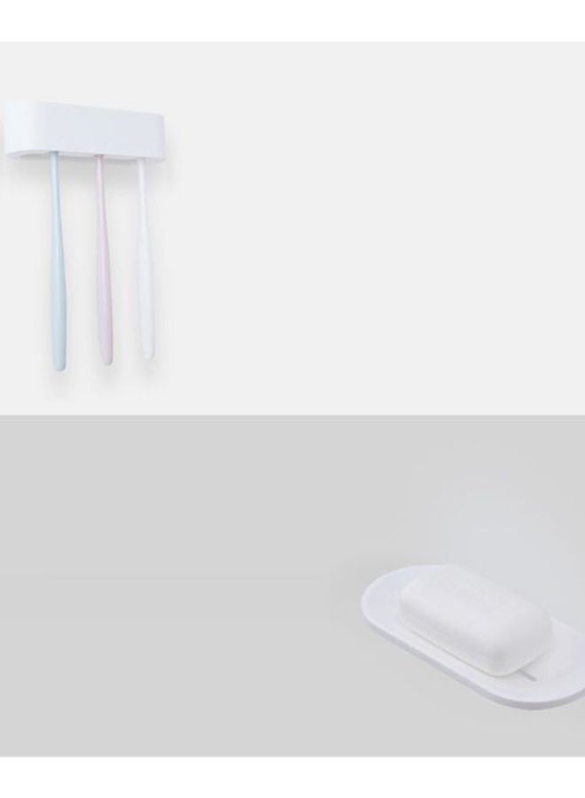 نيبمينينت طقم منظم للحمام 7 في 1 أبيض 20 x 6 10سنتيمتر - Image 4