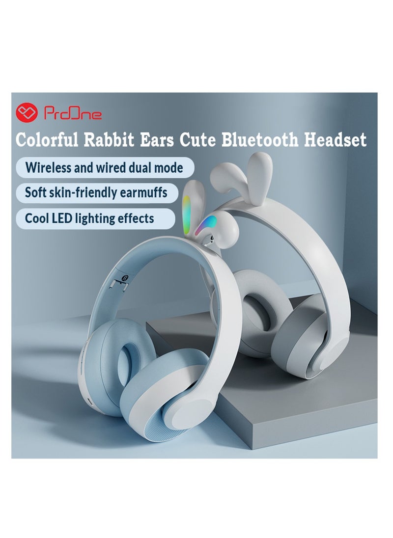 ProOne - ProOne PHB3570 Wireless Headphone - Bluetooth 5.0, Up to 24 Hours Playtime, AUX-IN, 27 Hours Talk Time, Comfortable, Adjustable, Compatible with PlayStation, PC, Laptop - Image 1