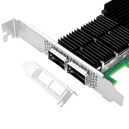 Vogzone 100GbE NIC Card for Mellanox MCX556A-EDAT, PCIe 4.0 x16 100Gb Ethernet NIC with Mellanox ConnectX-5 VPI Chipset, Dual QSFP28 EDR IB Network Card Support RDMA - Image 5