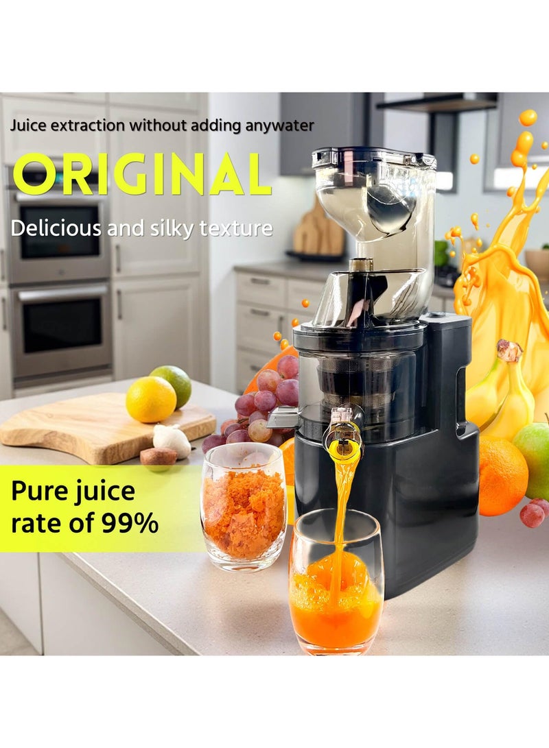 جورفنت عصارات الضغط البارد - سهلة التنظيف، تقنية الضغط البارد البطيء، إنتاجية عالية، متعددة الوظائف للاستخدام المنزلي والتجاري، فتحة تغذية واسعة، فصل اللب، تشغيل هادئ للمحرك - Image 2