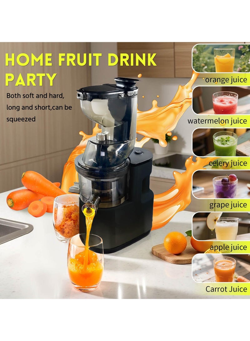 جورفنت عصارات الضغط البارد - سهلة التنظيف، تقنية الضغط البارد البطيء، إنتاجية عالية، متعددة الوظائف للاستخدام المنزلي والتجاري، فتحة تغذية واسعة، فصل اللب، تشغيل هادئ للمحرك - Image 3