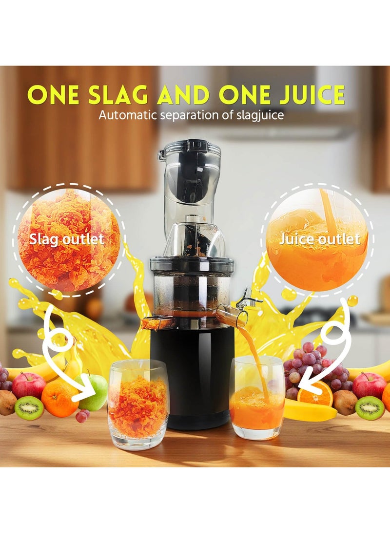 جورفنت عصارات الضغط البارد - سهلة التنظيف، تقنية الضغط البارد البطيء، إنتاجية عالية، متعددة الوظائف للاستخدام المنزلي والتجاري، فتحة تغذية واسعة، فصل اللب، تشغيل هادئ للمحرك - Image 4