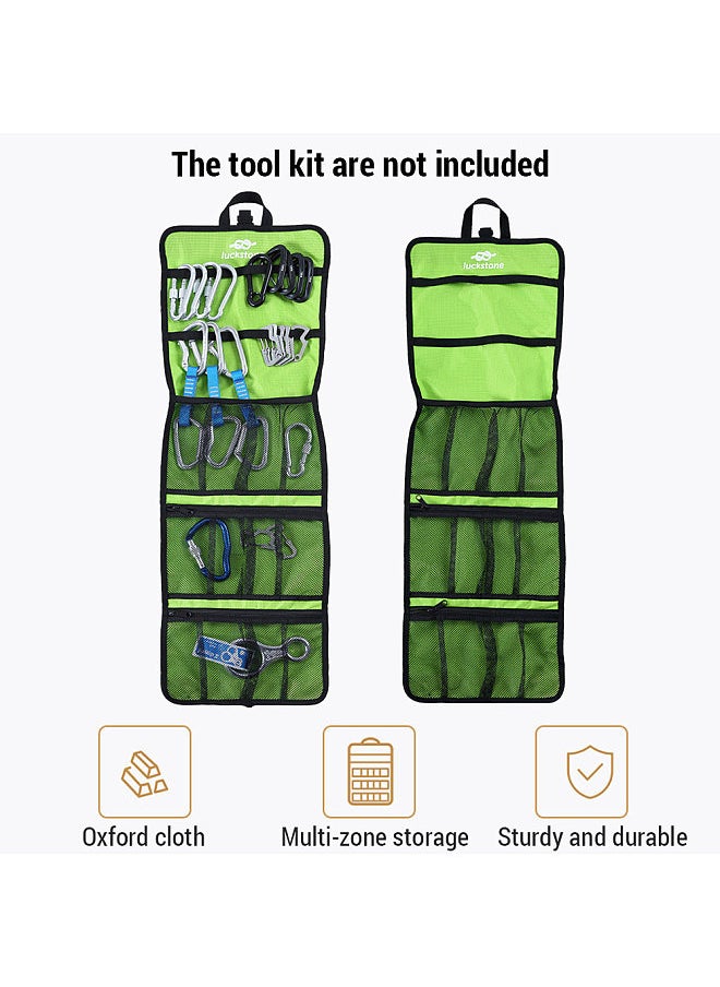 Luckstone - Climbing Quickdraw Hanging Storage Bag Climbing Gear Organizer Bag Small Tools Organizer Pouch - Image 1