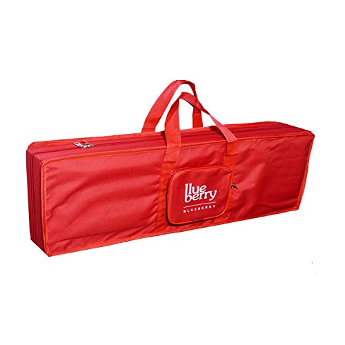 Blueberry KB-20 Padded Gig Cover Keyboard Bag & Dust Cover Compatible with Casio SA-78, SA-77, SA-76, SA-81, SA-80 Keyboard Models (RED) - Image 4