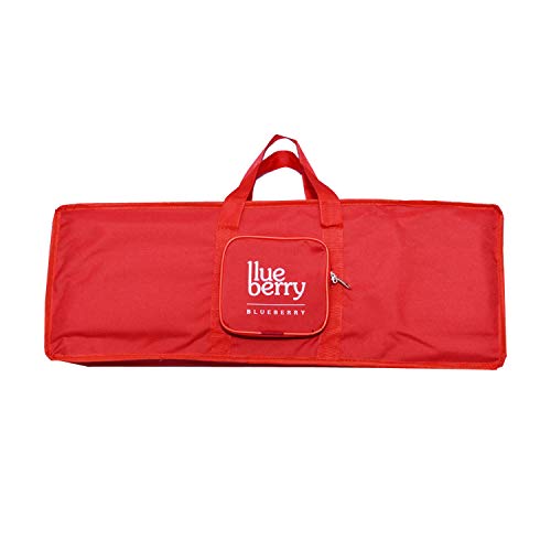 Blueberry KB-20 Padded Gig Cover Keyboard Bag & Dust Cover Compatible with Casio SA-78, SA-77, SA-76, SA-81, SA-80 Keyboard Models (RED) - Image 3