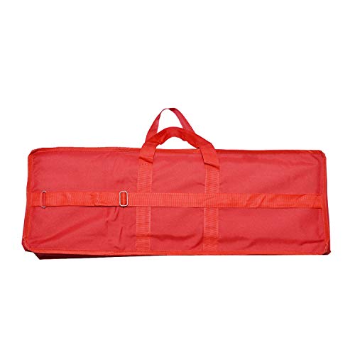 Blueberry KB-20 Padded Gig Cover Keyboard Bag & Dust Cover Compatible with Casio SA-78, SA-77, SA-76, SA-81, SA-80 Keyboard Models (RED) - Image 5