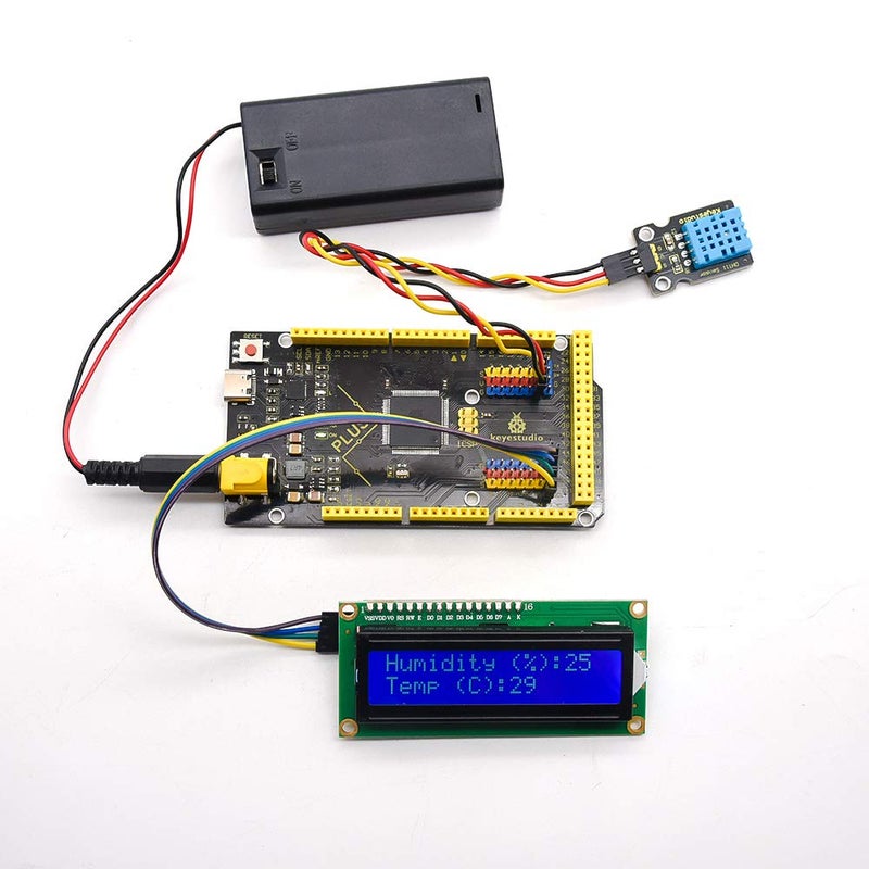 KEYESTUDIO Mega Plus 2560 R3 Board for Arduino with Type-C USB Cable, 2A Output, More Powerful MCU Contoller Board - Image 5