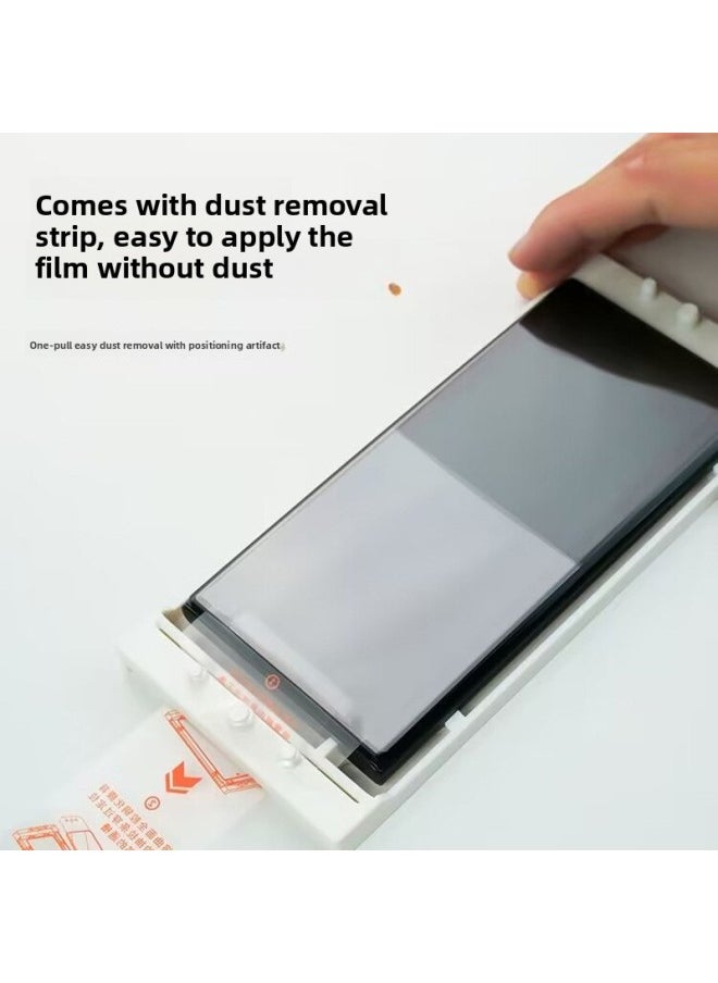 Suitable For Xiaomi15Ultra Full Glue Tempered Film Ultrasonic Fingerprint Unlock High Aluminum Full Glue Film Artifact Curved Surface-Colour:0.18 High Aluminum Full Glue-black Edge [with Artifact Advanced Version]-Size:For XiaomiMi 15 Pro [advanced Edition] Can Be Unlocked With Ultrasonic Fingerprint