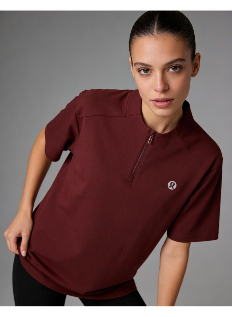 لولوليمون Lululemon شبه سحب القميص القميص، مناسبة للترفيه الرياضة في الهواء الطلق - Image 2