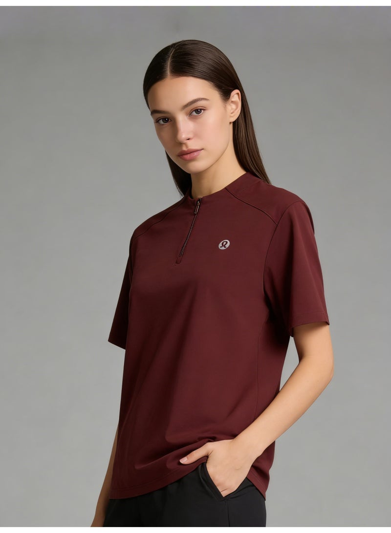 لولوليمون Lululemon شبه سحب القميص القميص، مناسبة للترفيه الرياضة في الهواء الطلق - Image 1