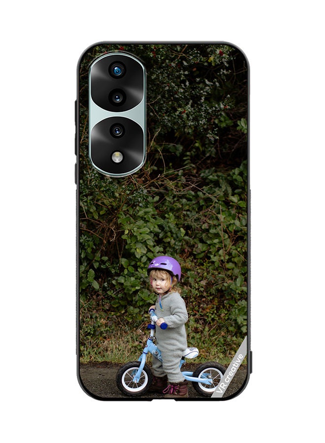 VR CREATIVE Protective Case Cover For Honor 70 Pro Bicycle Baby Design Multicolour - Image 1