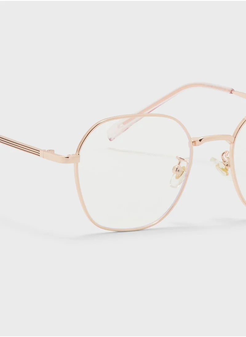 Seventy Five Anti Blue Lens Aviator Glasses