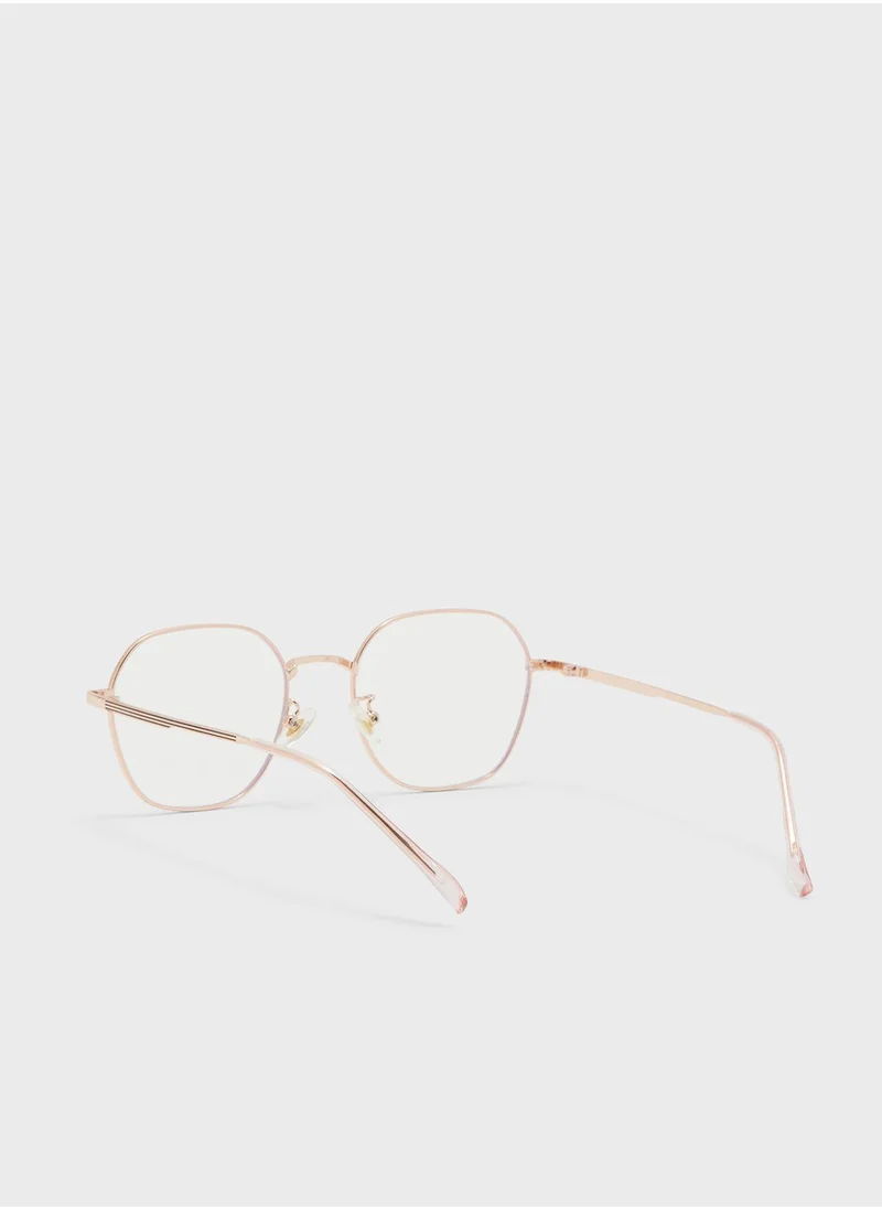 Seventy Five Anti Blue Lens Aviator Glasses