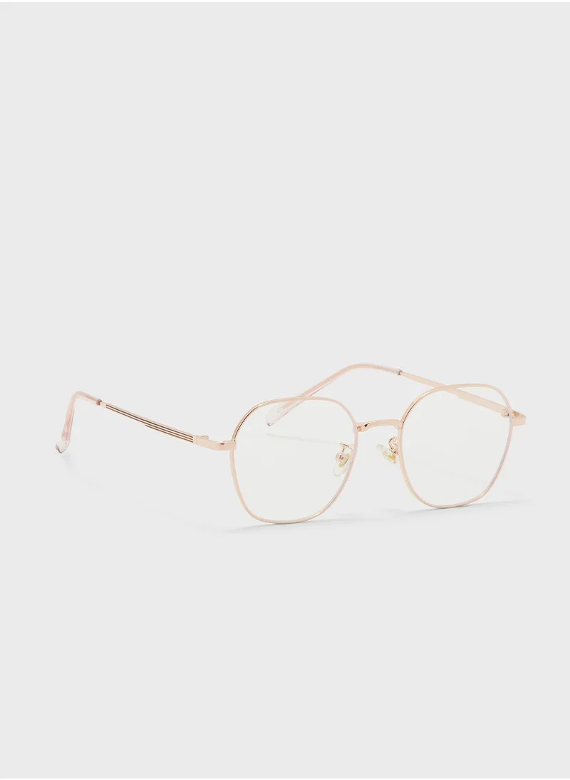 Seventy Five Anti Blue Lens Aviator Glasses
