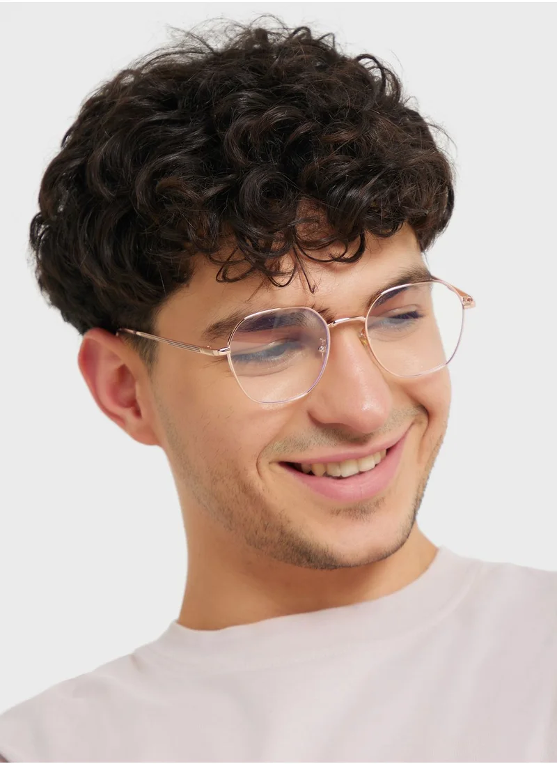 Seventy Five Anti Blue Lens Aviator Glasses
