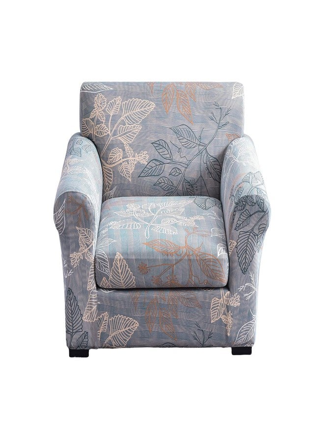 CRFATOP 2 Piece Soft Chair Covers for Dogs Stretch Armchair Cover Slipcovers for 1 Seater Chair Slip Cover Washable Sofa Furniture Covers with 1 Individual Cushion Covers,(Small,06) - Image 1