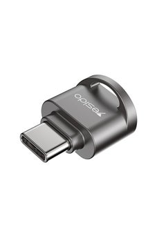 Yesido Yesido GS19 OTG Mini Design Function Type-C Interface Plug to TF Card Readers - Black  - Image 2
