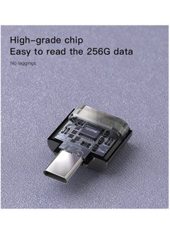 Yesido Yesido GS19 OTG Mini Design Function Type-C Interface Plug to TF Card Readers - Black  - Image 4