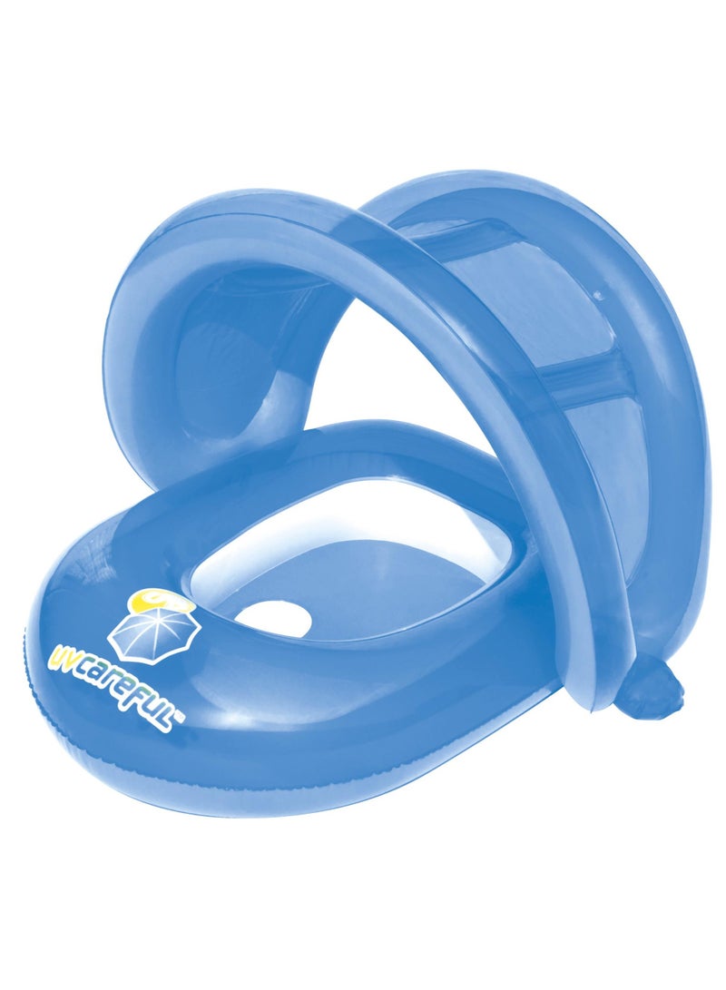 Bestway UV Care Baby Seat 80x85cm, Assorted 1 Piece (Color May Vary) | Detachable Sunshade | Inflatable Baby Float | Baby Pool Float | Summer Water Toy | Pool & Beach Toy - Image 4