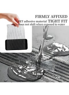 KLVS KLVS Disposable SelfAdhesive Shower Drain Stickers Hair Catcher Floor Drain Mesh Stickers for Bathroom Kitchen Sink with Cleaning Shovel  - Image 4