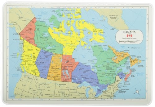 Painless Learning Canada Map Placemat, 12 x 17 1/2 inches - Image 3