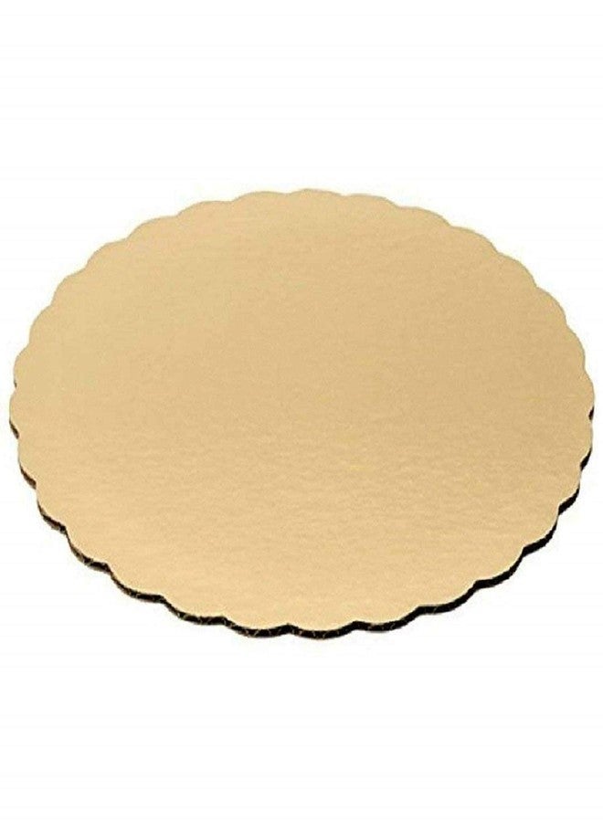 BIG BOX-Pack of 25,Cardboard Round Cake Circle Base, 10 Inches Diameter, Gold - Image 1
