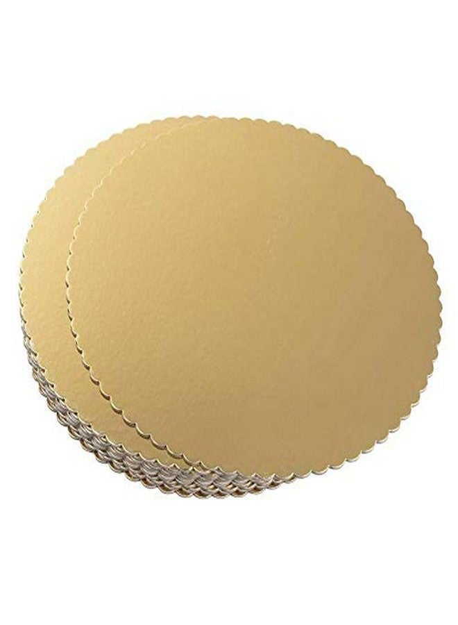 BIG BOX-Pack of 25,Cardboard Round Cake Circle Base, 10 Inches Diameter, Gold - Image 2
