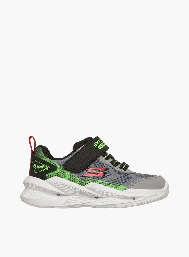 SKECHERS Boys Meteor-Lights 2.0 Hook & Loop Sneakers