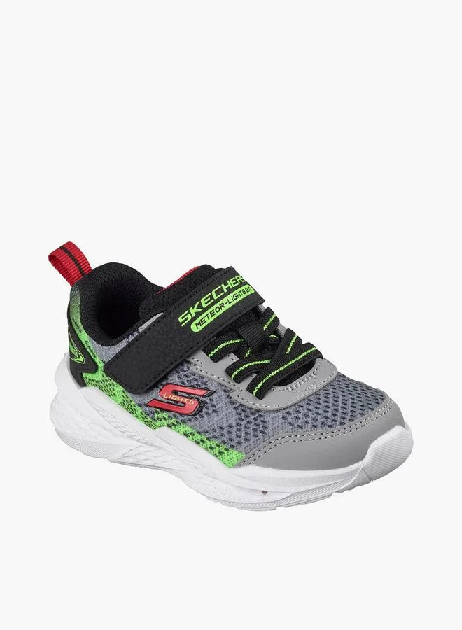 SKECHERS Boys Meteor-Lights 2.0 Hook & Loop Sneakers